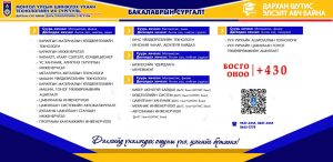 ШУТИС ДаТС элсэлт авч байна.